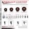 Service Caster 5'' High Temp Glass Filled Nylon 7/16'' Stem Caster with Total Lock Brake SCC-GRTTL20S514-GFNSHT-716138 - alternate 2